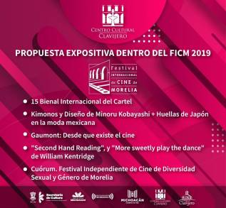 Anuncia Clavijero actividades por el 17 Festival Internacional de Cine de Morelia