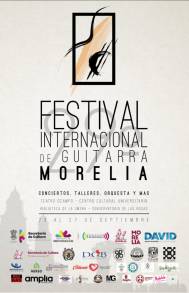 Se acerca el Festival de la Guitarra de Morelia, próximamente a disfrutar de este hermoso evento.