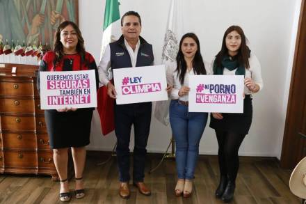Impulsa Gobernador iniciativa de Ley Olimpia en Michoacán
