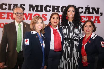 Rebasa Michoacán en 150% colecta anual de Cruz Roja