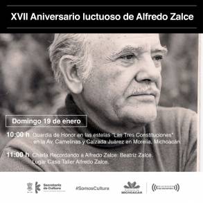  Conmemorarán aniversario luctuoso de Alfredo Zalce