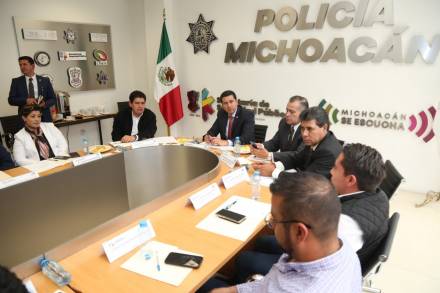 Alcanzan SSP y presidentes municipales, acuerdos por la Seguridad de Michoacán