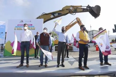 Da Gobernador banderazo de arranque de construcción del Distribuidor Vial Mil Cumbres