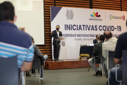 Comunidad nicolaita fortalece a Michoacán frente a la epidemia: Silvano Aureoles 