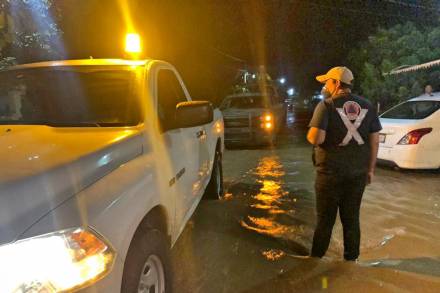 Atiende PC estatal afectaciones por lluvias en diversos puntos de Michoacán