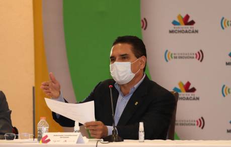 El  Gobernador de Michoacán Silvano Aureoles  Exhorta  a los Integrantes del Gobierno del Estado a Unir Esfuerzos y Acciones para Salvar Vidas