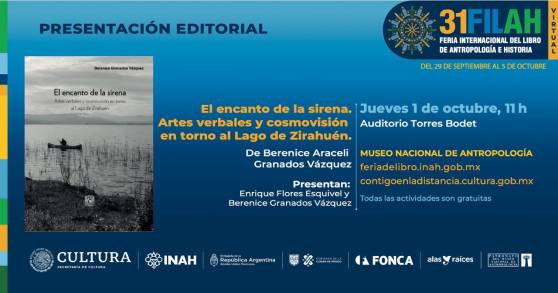 Alista LANMO oferta editorial para Feria del Libro de Antropología e Historia
