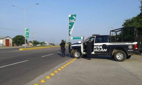 Con acciones preventivas mantiene SSP trabajos ante COVID-19 en Apatzingán