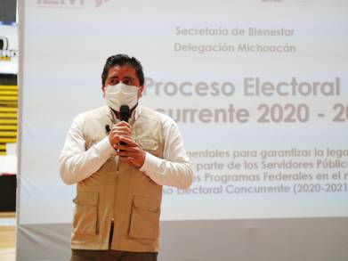 Capacitan a personal de Bienestar Michoacán sobre blindaje electoral