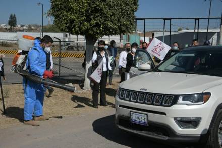 Gobierno de Morelia arranca sanitización de vehículos 