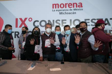 Respalda Consejo Estatal de morena a Raúl Morón Orozco como coordinador en Michoacán en Defensa de la Cuarta Transformación 