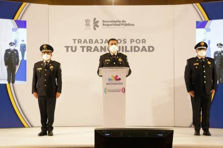 Michoacán, con la mejor infraestructura policial del país: Israel Patrón 