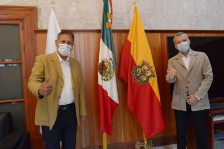 El Presidente Municipal de Morelia sostiene Encuentro con Dirigentes del Club Atlético Morelia 