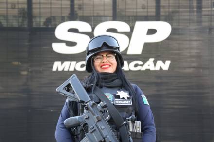  Ser madre y policía, un orgullo para nuestros hijos y para nosotras: agentes de la Policía Michoacán 