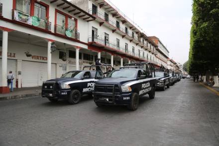 Listo, plan de seguridad y vigilancia en Michoacán para la jornada electoral
