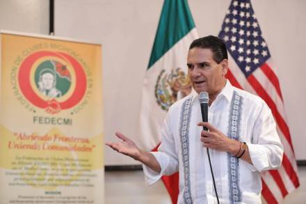 Preparan Gobernador de Michoacán y migrantes convenio para asegurar continuidad de Casas Michoacán en EU 