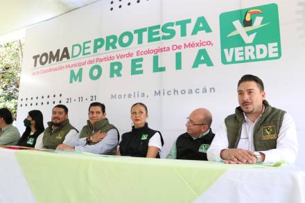 Se renueva dirigencia municipal del PVEM en Morelia 