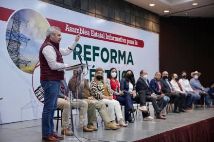 Reforma eléctrica recuperaría la Soberanía Energética y haría efectivos Derechos Humanos: Alfredo Ramírez Bedolla
