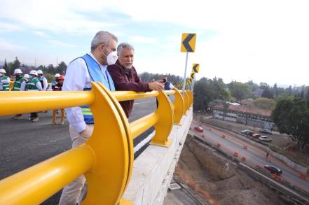 Apertura Ramírez Bedolla puente elevado del Distribuidor Vial de Salida a Salamanca 