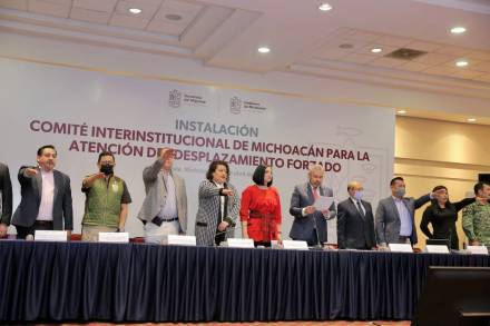 Gobernador de Michoacán instala Comité Interinstitucional para atender el desplazamiento forzado 