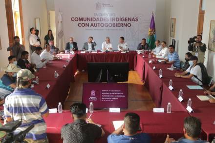 Michoacán, referente nacional en promoción y reconocimiento de autogobiernos Indígenas 