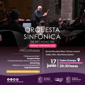 Ofrece OSIDEM concierto junto al pianista Elías Manzo 