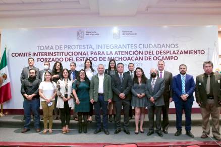 Suman esfuerzos Gobierno de Michoacán y sociedad civil en combate al Desplazamiento Forzado 