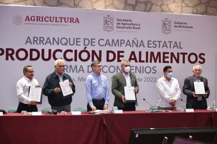 Arranca Alfredo Ramírez Bedolla campaña estatal de Producción de Alimentos 