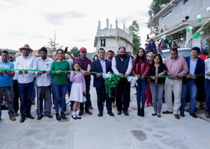 Inaugura Torres Piña obra por más de 3 mdp en Tlalpujahua 