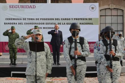 Celebra Ramírez Bedolla entrada en vigor de reforma a la Ley de la Guardia Nacional 