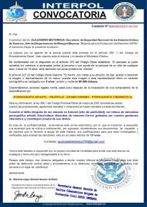 Emite INTERPOL, notificación Morada para no ser víctimas de conductas constitutivas de delitos 