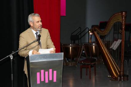 Alfredo Ramírez Bedolla inaugura Festival de Música de Morelia 