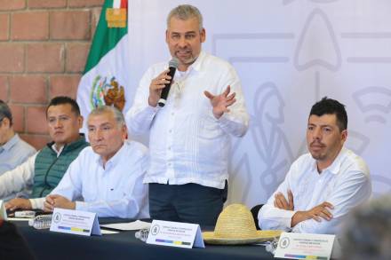 Las Comunidades con autogobierno contarán con recursos del Fortapaz y Faeispum en 2023: Aseguró Alfredo Ramírez Bedolla acompañado por Adán Augusto López Hernández