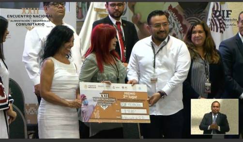 Gana DIF Michoacán segundo lugar en Encuentro Nacional de Alimentación y Desarrollo 