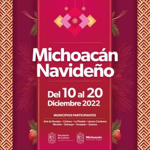 Secum da a conocer programación del Festival Michoacán Navideño 2022 