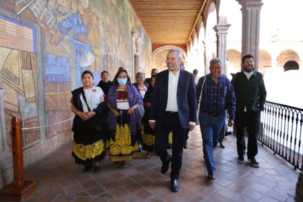 En Michoacán se fortalece el autogobierno con presencia en 4 pueblos indígenas: Alfredo Ramírez Bedolla 