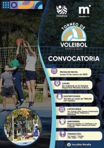 Convoca Ayuntamiento de Morelia a Torneo de Voleibol Mixto 