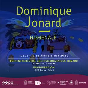 Exhibirá Centro Cultural Clavijero obras de Dominique Jonard 