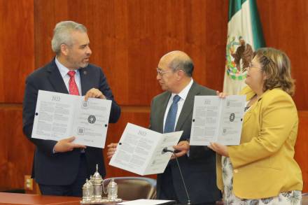  Asiste el Gobernador Alfredo Ramírez Bedolla a Informe del Poder Judicial de Michoacán 2022 