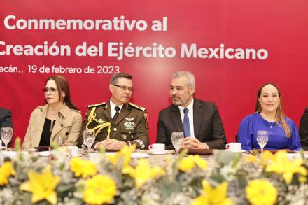 Reconoce Alfredo Ramírez Bedolla compromiso de Fuerzas Armadas con federación y estado 