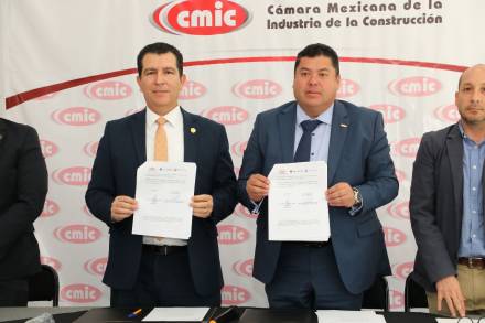 Firman FECC y CMIC convenio de colaboración para inhibir la corrupción en el ámbito de la construcción en Michoacán 