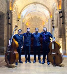 El Cuarteto de Cuerdas de la Escuela Popular de Bellas Artes con Excelente Repertorio presente en el Teatro José Rubén Romero  