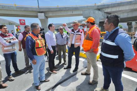Realiza Gobernador supervisión de últimos ajustes al distribuidor vial de Mil Cumbres en Morelia 