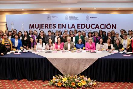 Histórico, la rectoría de la educación en Michoacán está en las mujeres: Alfredo Ramírez Bedolla 