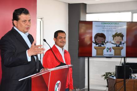 Invita PRI Michoacán a las y los niños a participar para ser Presidente del CDE por Un Día 