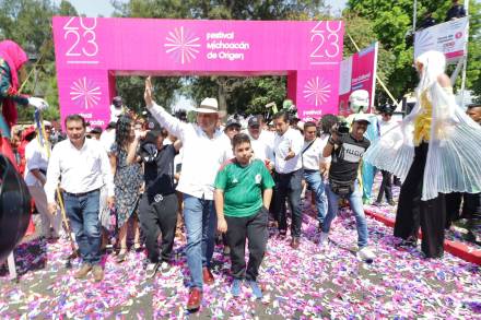 Inaugura Alfredo Ramírez Bedolla el Festival Michoacán de Origen 2023