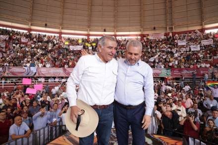 Con apoyo de Adán Augusto López, Michoacán hoy tiene gobernabilidad: Alfredo Ramírez Bedolla 