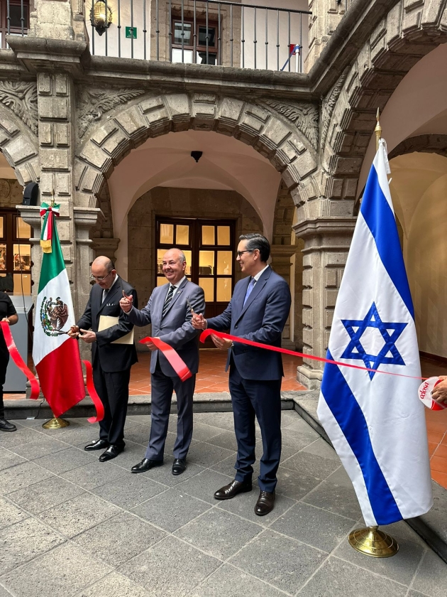 Exposición  70 años de Relaciones Diplomáticas México-Israel en el Museo de la Cancillería de CDMX 