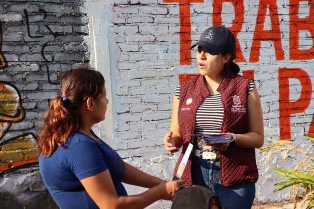 Sedebi recorre Michoacán para sumar beneficiarios a programas del Bienestar 