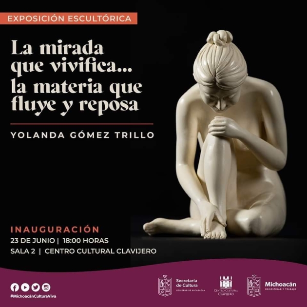 Este viernes inauguran exposición escultórica de Yolanda Gómez, en el Clavijero 